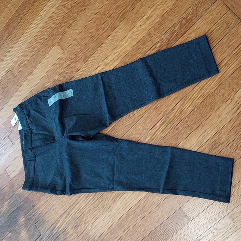 Grey Old Navy Slim High Rise Pants